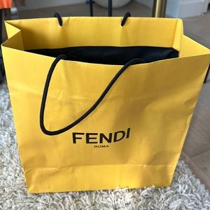 FENDI medium shopping bag from store with handles